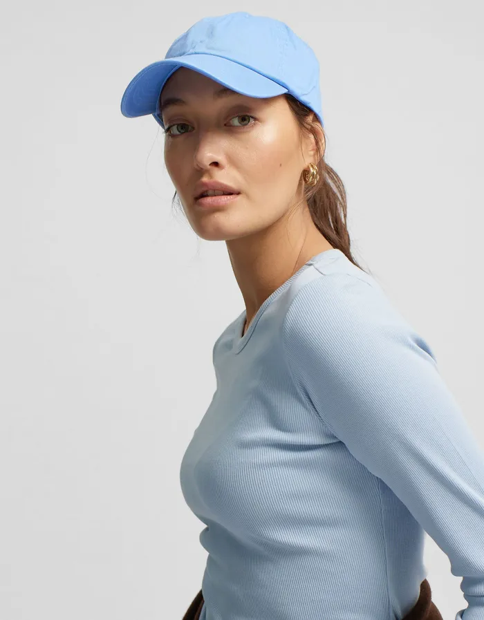 Long Sleeve Tops Women Women Organic Rib LS TShirt 8211 Oyster Grey Colorfulstandard