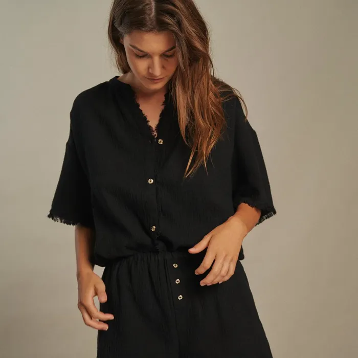 Love Stories Shirts Mila Shirt Black 8211 Women