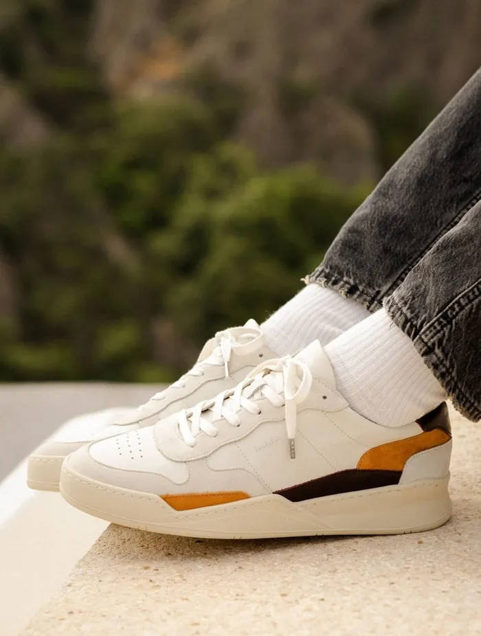 Malibu Off White 8211 Amarena 8211 Saffron Men Bobbies Sneakers