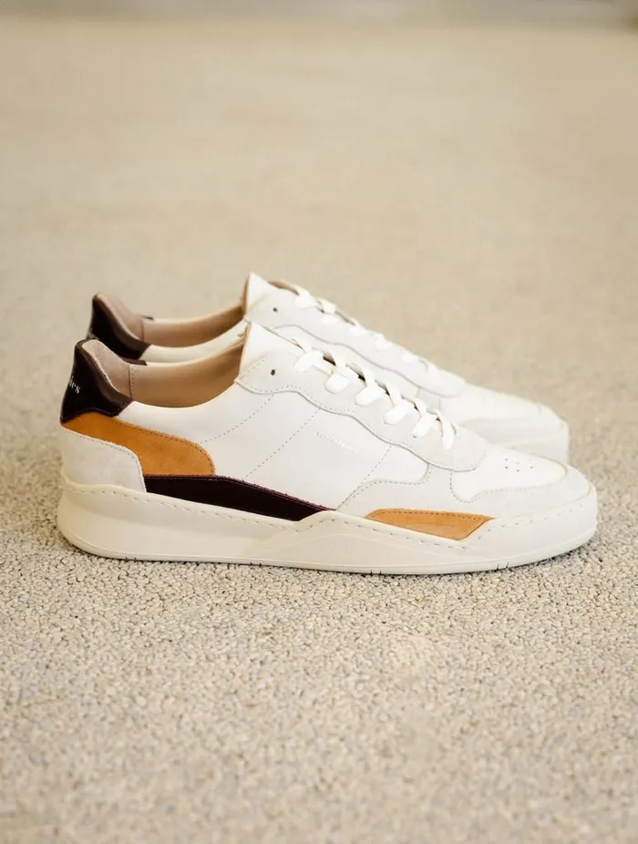 Malibu Off White 8211 Amarena 8211 Saffron Men Bobbies Sneakers