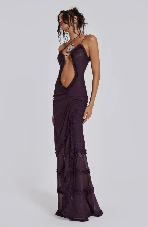 Maxi Dresses Women Jaded London Fatale Maxi Dress In Dusk