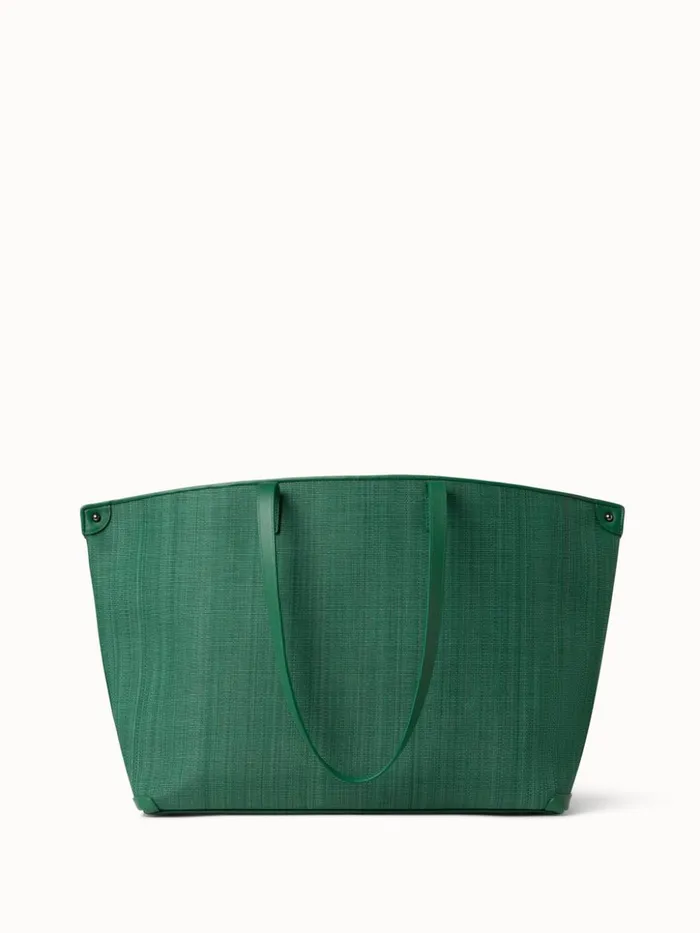 Medium Ai Shoulder Bag In Horsehair Fabric Aloe Women Akris Shoulder Bags
