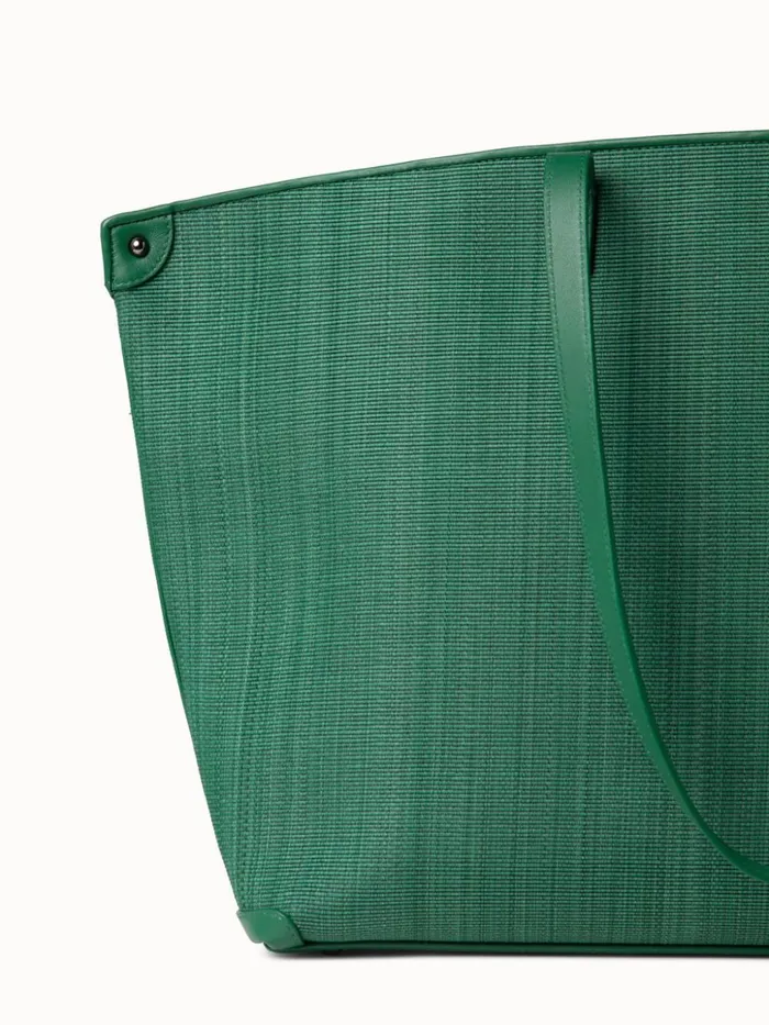 Medium Ai Shoulder Bag In Horsehair Fabric Aloe Women Akris Shoulder Bags