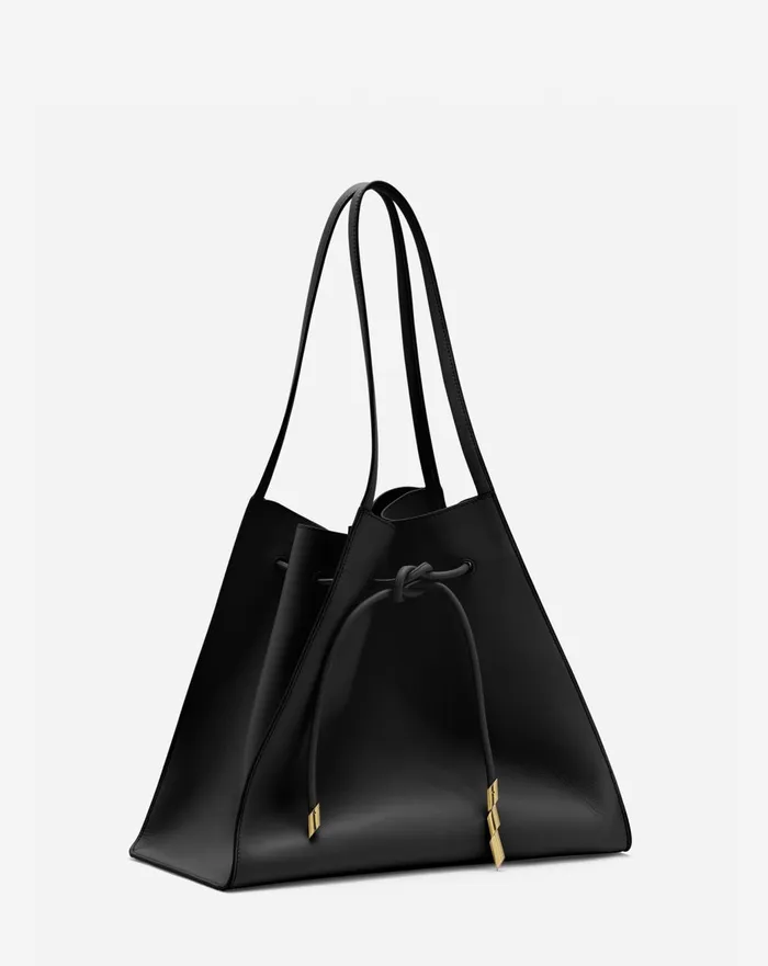 Medium Sequence By Lanvin Belt Bag In Leather Black Women Lanvin Tote Bags and Top Handle Bags