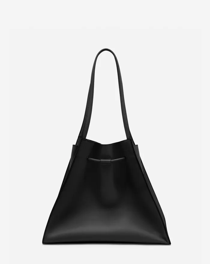 Medium Sequence By Lanvin Belt Bag In Leather Black Women Lanvin Tote Bags and Top Handle Bags