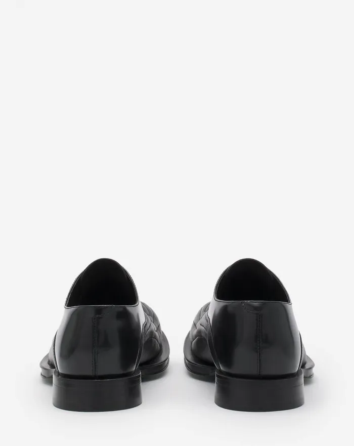 Medley Leather Richelieu Shoe Blackgreen Men Lanvin Loafers and Derbies Medley Leather Richelieu Shoe Blackgreen Men Lanvin Loafers and Derbies