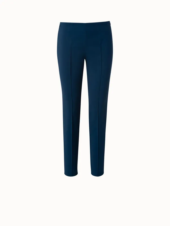 Melissa Cotton Techno Stretch Pant Petrol Women Akris Pants