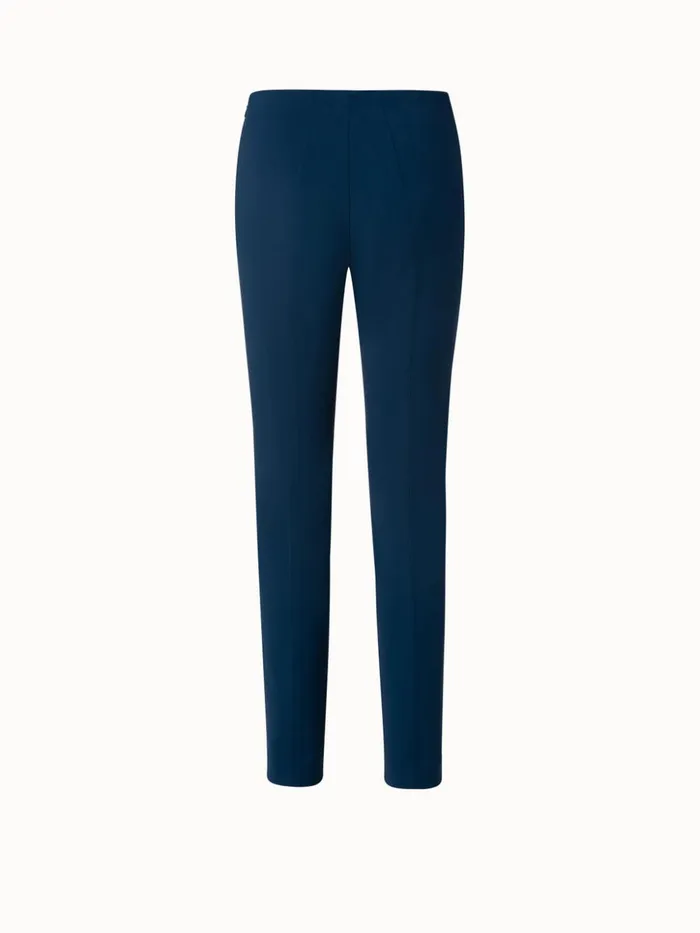 Melissa Cotton Techno Stretch Pant Petrol Women Akris Pants