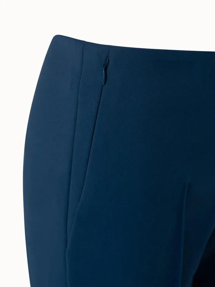 Melissa Cotton Techno Stretch Pant Petrol Women Akris Pants