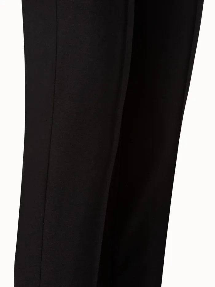 Melissa Flannel Stretch Pant Mocha Women Akris Pants