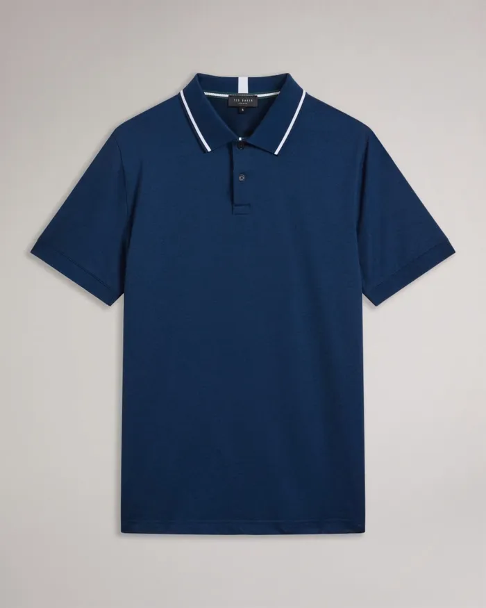 Men ALLARD 8211 Short Sleeve Polo Shirt Navyblue Ted Baker Polo Shirts