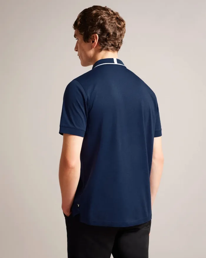 Men ALLARD 8211 Short Sleeve Polo Shirt Navyblue Ted Baker Polo Shirts