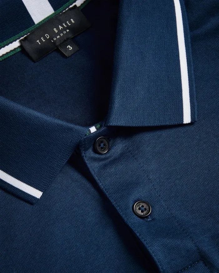 Men ALLARD 8211 Short Sleeve Polo Shirt Navyblue Ted Baker Polo Shirts