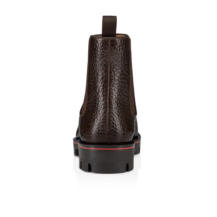 Men Alpinosol Boots 8211 Grained Calf Leather 8211 Corteccia Christian Louboutin Boots