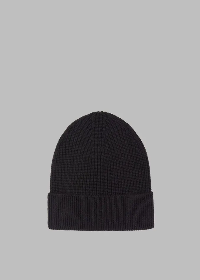 Men Amo Wool Beanie 8211 Dark Plum The Frankie Shop