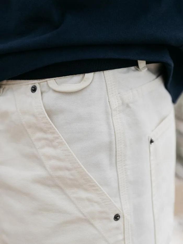Men Basset Trouser Ecru Finisterre Trousers and Jeans