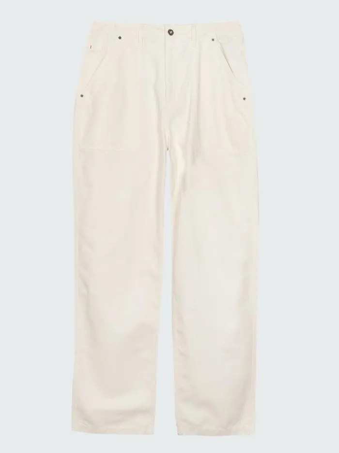 Men Basset Trouser Ecru Finisterre Trousers and Jeans