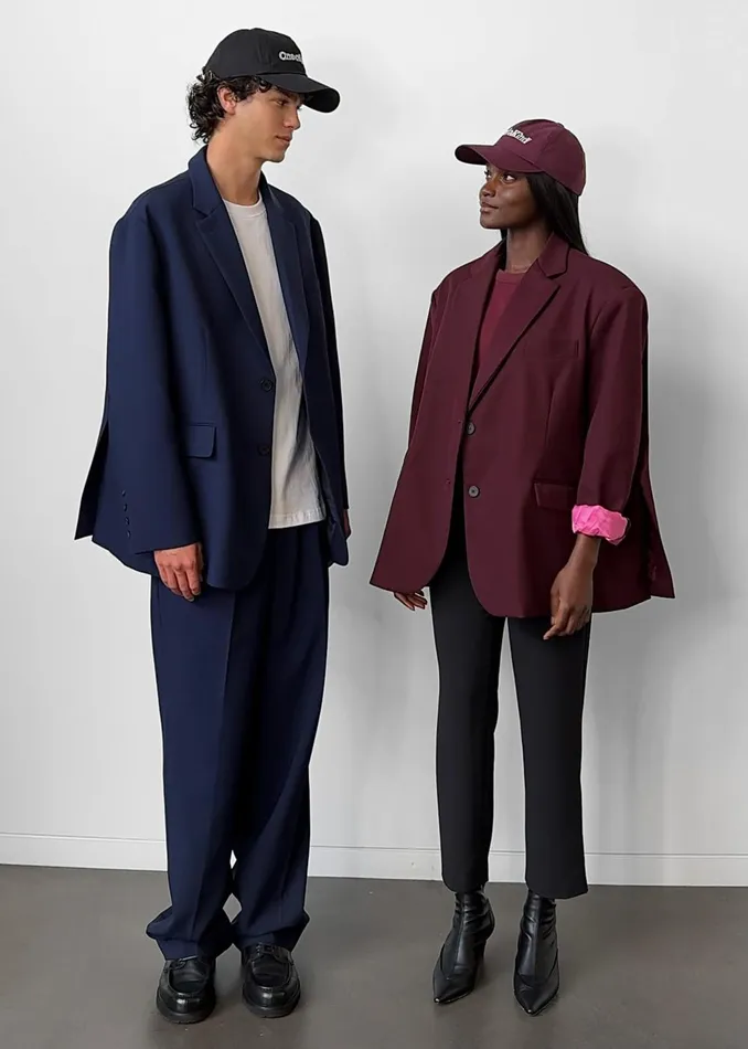 Men Beo Blazer X Barbie 8211 Blue The Frankie Shop Outerwear