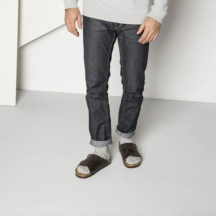 Men Birkenstock Socks Cotton Twist Gray