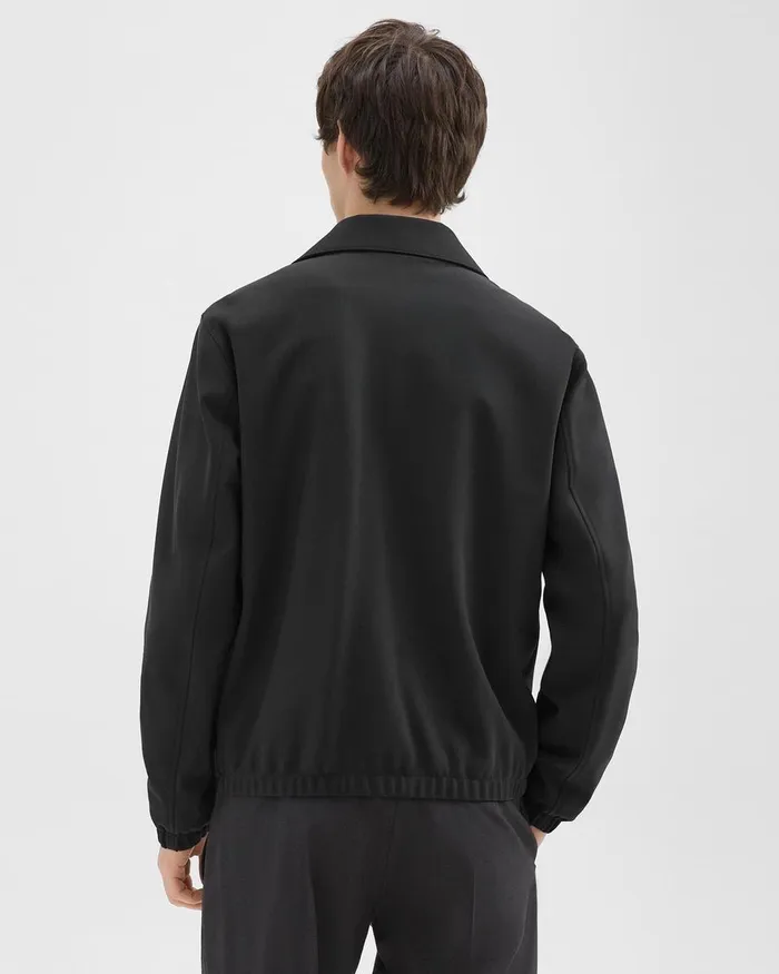 Men Blazers Jackets Theory Brody Jacket In Precision Ponte Black