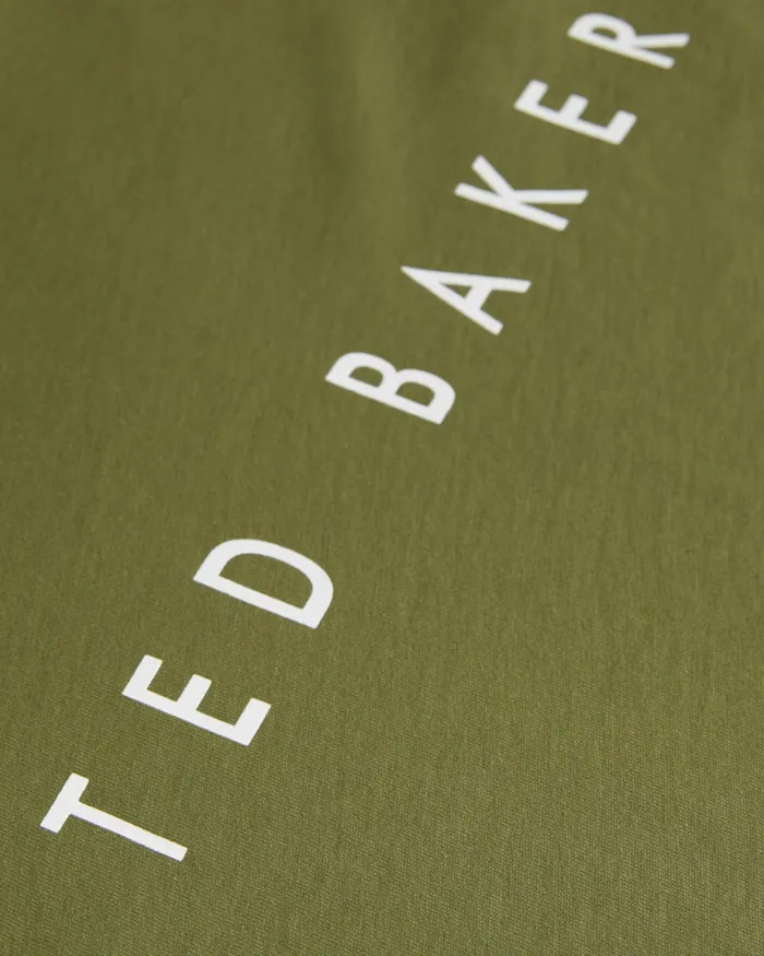 Men BRONI 8211 Short Sleeve Branded TShirt Khaki Ted Baker Tops Men BRONI 8211 Short Sleeve Branded TShirt Khaki Ted Baker Tops