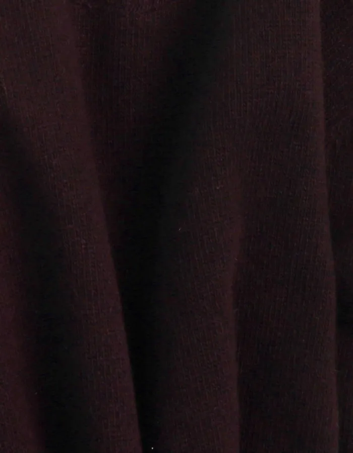 Men Classic Merino Wool Crew Oxblood Red Colorful Standard Knit Sweaters