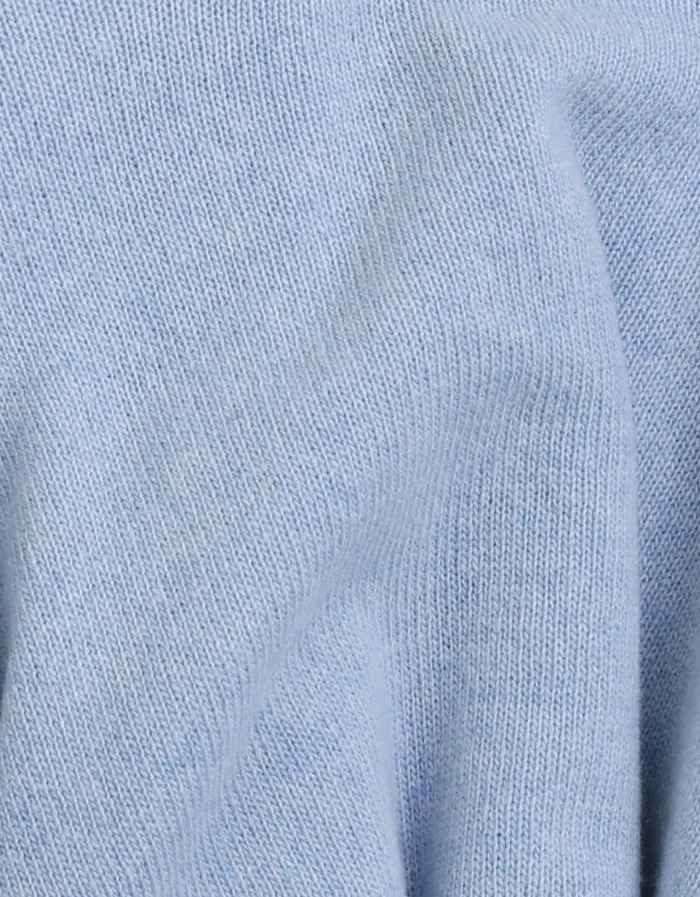 Men Classic Merino Wool Crew Polar Blue Colorful Standard Knit Sweaters