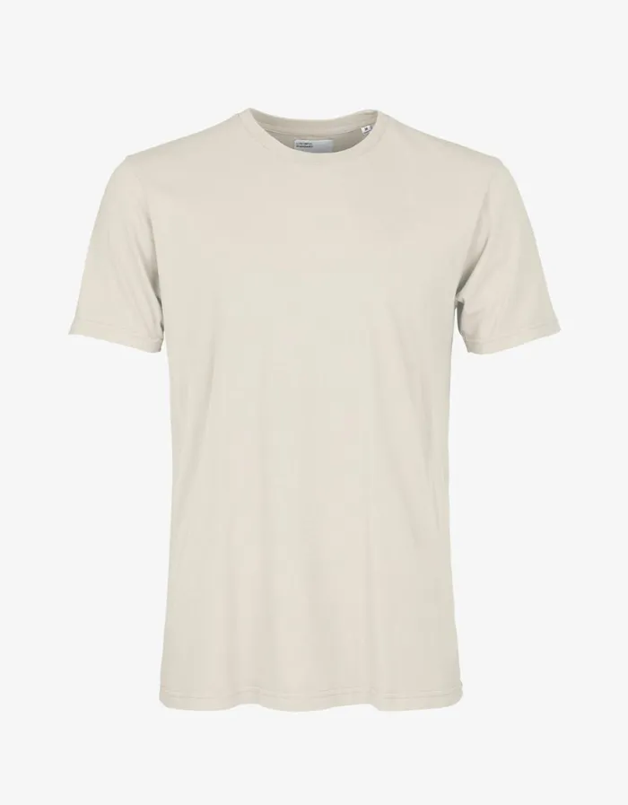 Men Classic Organic Tee Ivory White Colorful Standard TShirts