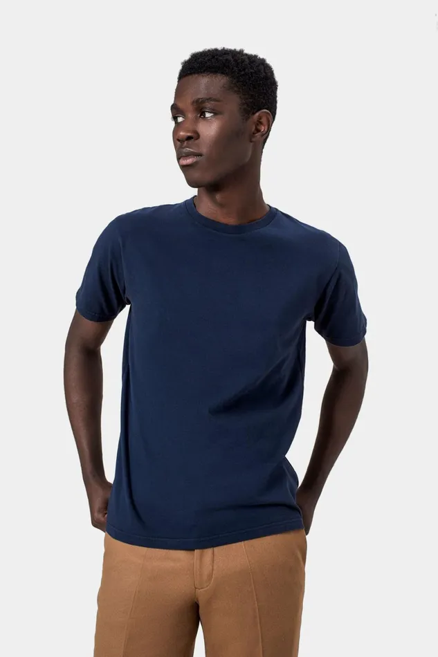 Men Classic Organic Tee Ivory White Colorful Standard TShirts