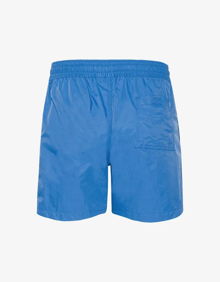 Men Classic Swim Shorts Pacific Blue Colorful Standard Shorts