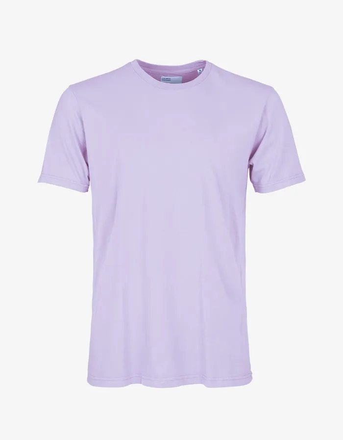 Men Colorfulstandard Classic Organic Tee 8211 Soft Lavender TShirts