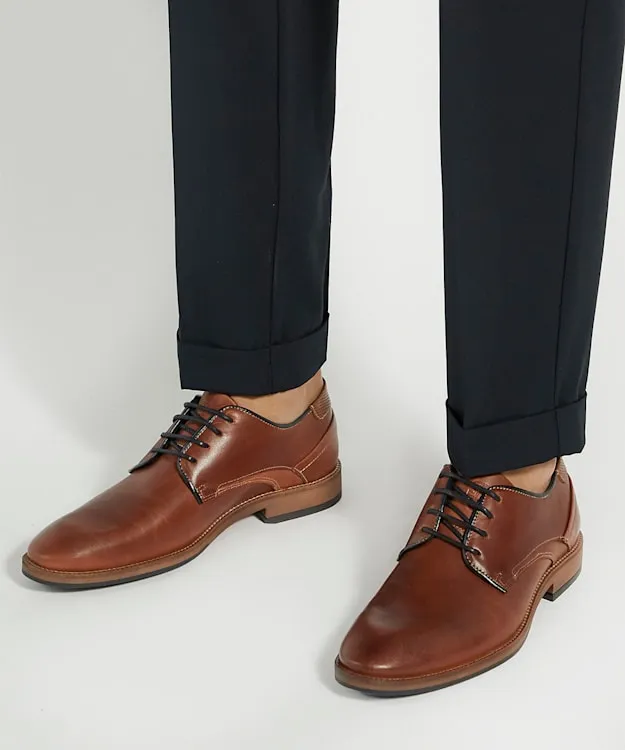 Men Dune London Brown Shoes Leather Gibson Brown