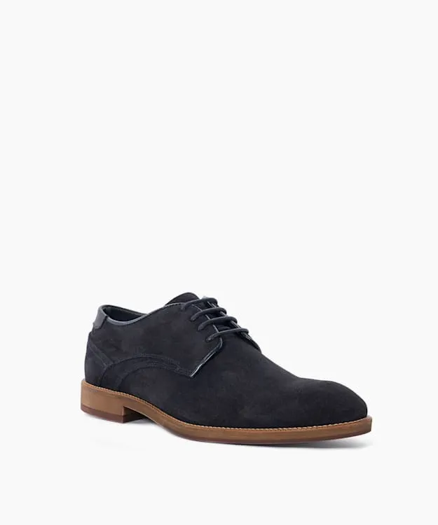 Men Dune London Casual Shoes LaceUp Gibson Blue