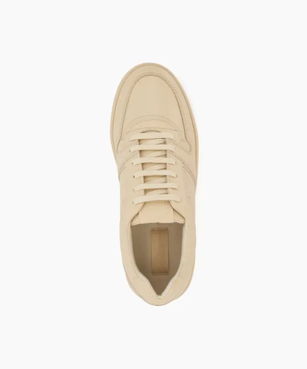 Men Dune London Trainers Sustainable Leather LaceUp Trainers Neutral