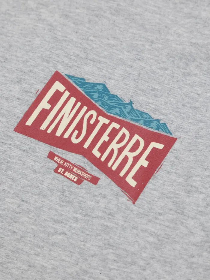 Men Emblem TShirt Grey Marl Finisterre TShirts