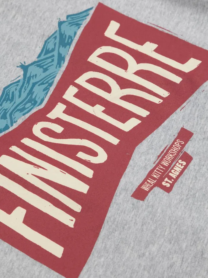 Men Emblem TShirt Grey Marl Finisterre TShirts