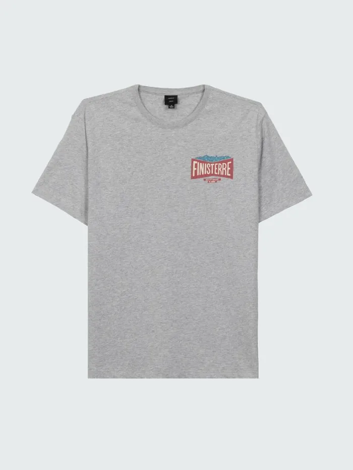 Men Emblem TShirt Grey Marl Finisterre TShirts