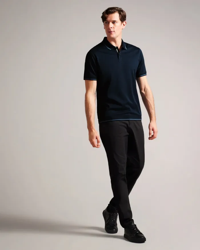 Men ERWEN 8211 Regular Fit Textured Polo Shirt Navy Ted Baker Polo Shirts Men ERWEN 8211 Regular Fit Textured Polo Shirt Navy Ted Baker Polo Shirts