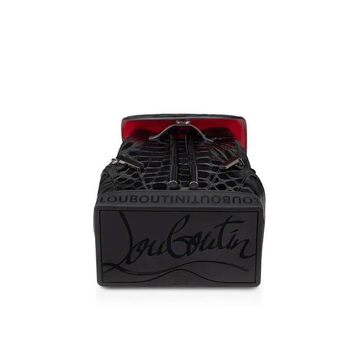 Men Explorafunk Backpack 8211 Alligator Embossed Calf Leather And Mesh 8211 Black Christian Louboutin Crossbody Bags