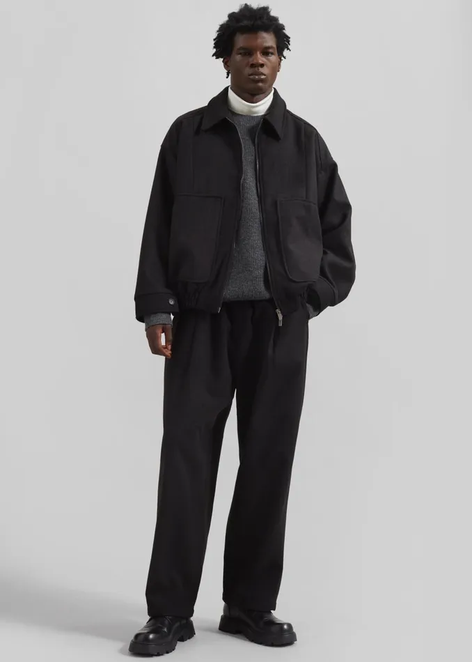 Men Felix Jacket 8211 Black The Frankie Shop Outerwear