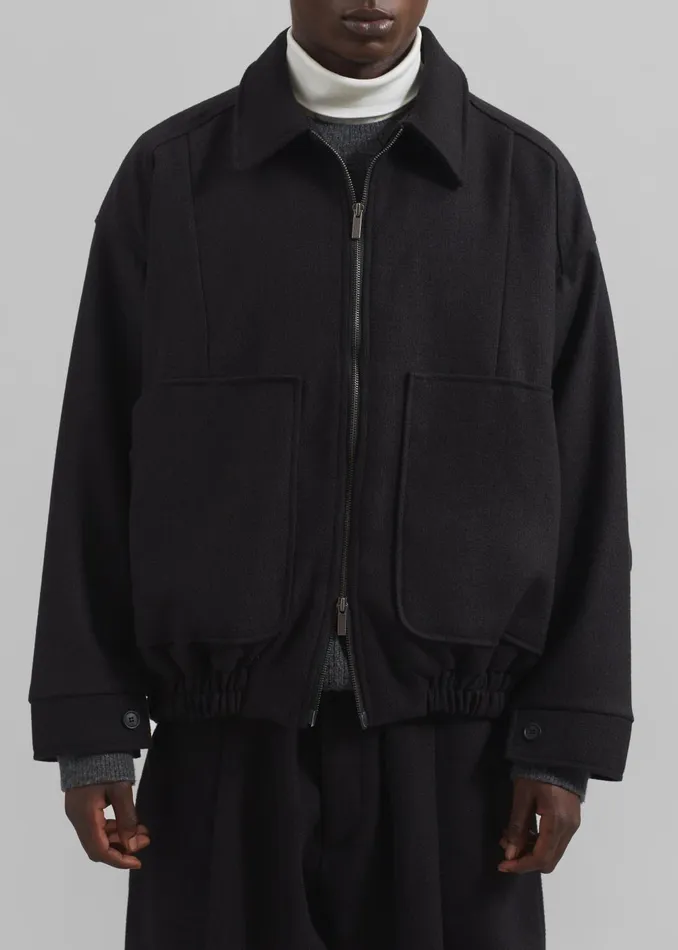Men Felix Jacket 8211 Black The Frankie Shop Outerwear