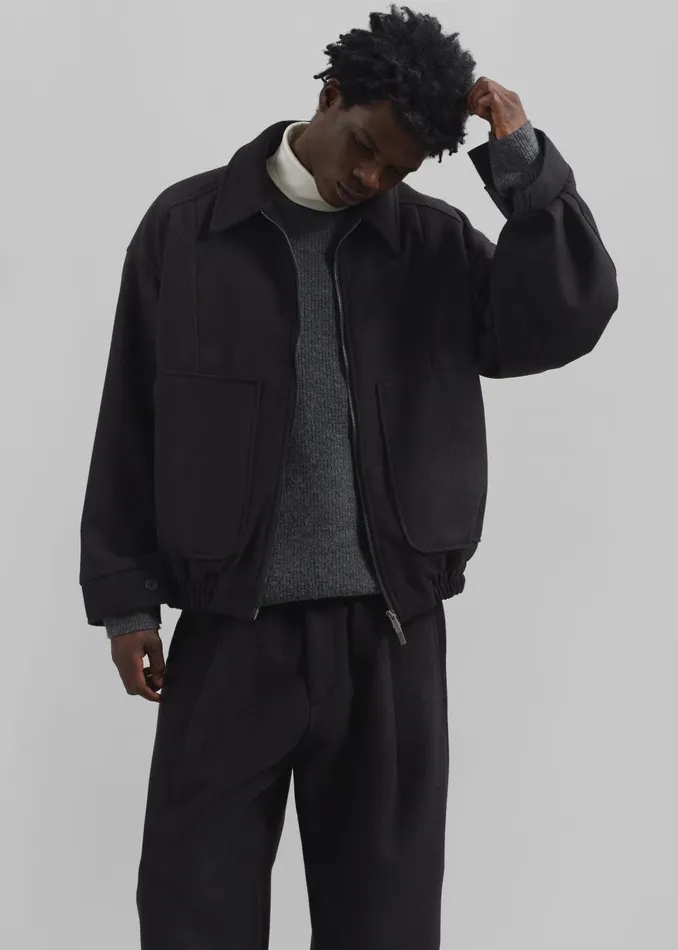 Men Felix Jacket 8211 Black The Frankie Shop Outerwear