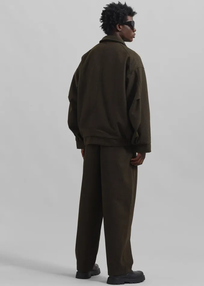 Men Felix Jacket 8211 Dark Olive The Frankie Shop Outerwear