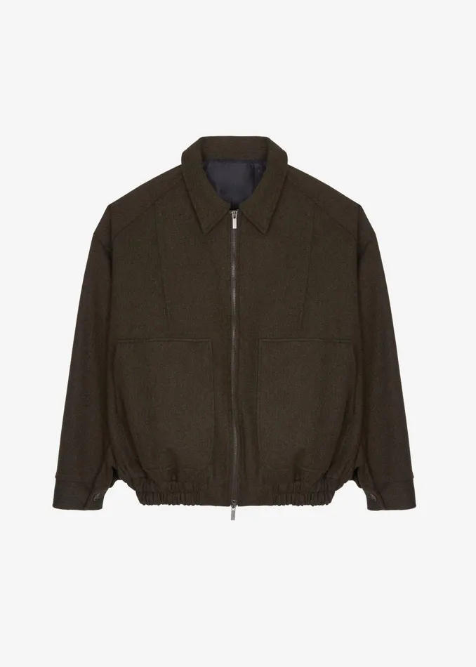 Men Felix Jacket 8211 Dark Olive The Frankie Shop Outerwear