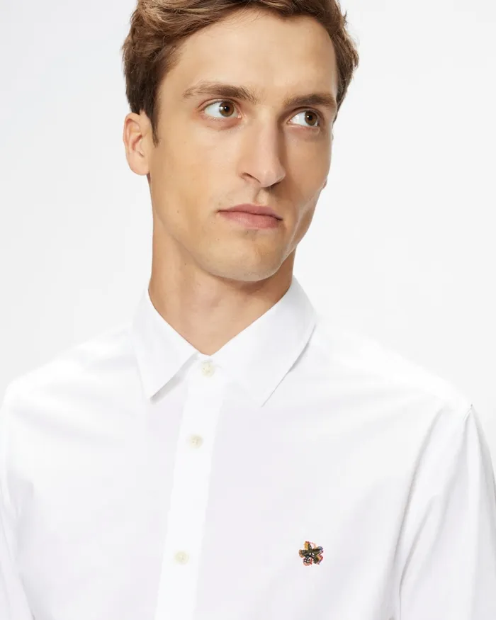 Men FONIK 8211 Poplin Shirt White Ted Baker Shirts