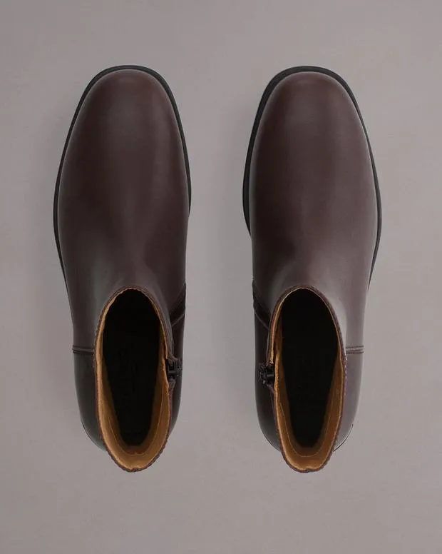 Men Footwear Rag and Bone Enzo Leather Boot Dark Espresso