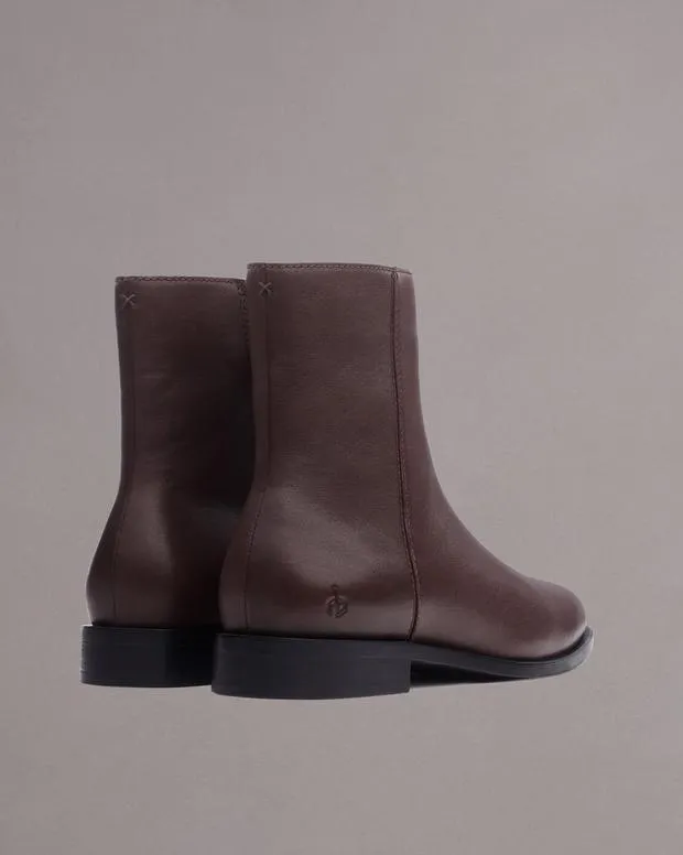 Men Footwear Rag and Bone Enzo Leather Boot Dark Espresso