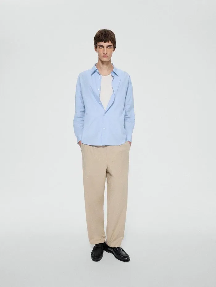 Men FRAME Pants and Shorts Cotton Relaxed Trousers Men FRAME Pants and Shorts Cotton Relaxed Trousers