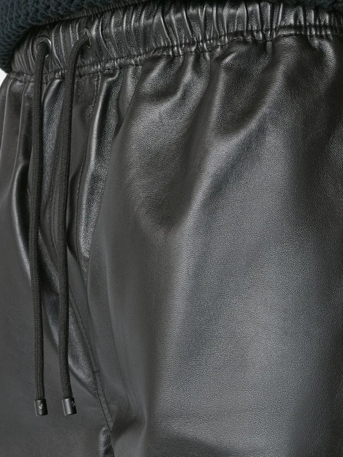 Men FRAME Pants and Shorts Leather Short