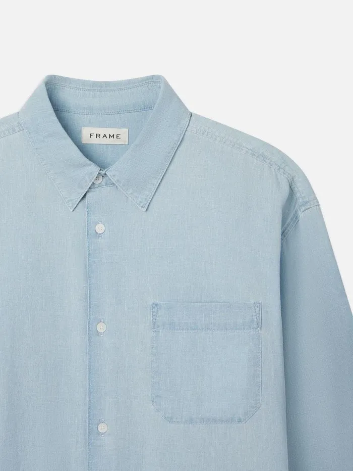 Men FRAME Shirts Chambray Shirt